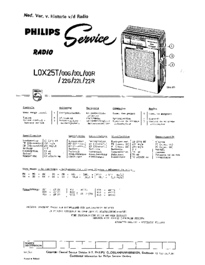 Philips l0x 25 t  Philips Historische Radios LOX25T l0x 25 t.pdf