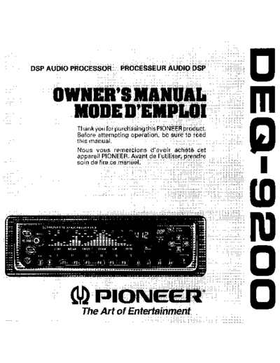 Pioneer hfe   deq-9200 en  Pioneer Car Audio DEQ-9200 hfe_pioneer_deq-9200_en.pdf