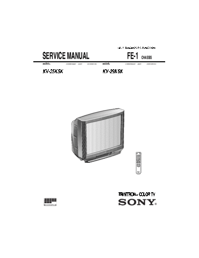 Sony chassis FE-1-3  Sony sony chassis FE-1-3.pdf