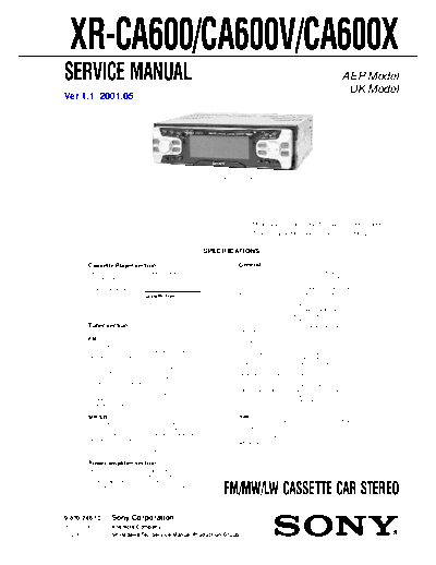 Sony XR-CA600 V X   v1.1   9870246-12  Sony SONY XR-CA600_V_X   v1.1   9870246-12.pdf