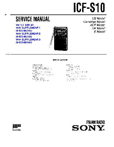 Sony ICF-S10  Sony SONY ICF-S10.pdf