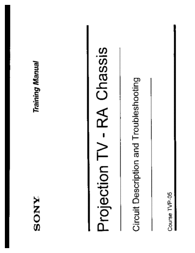 Sony tvp05 ra-1 training manual  Sony sony_tvp05_ra-1_training_manual.pdf