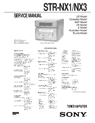 Sony STR-NX1 NX3  Sony Sony STR-NX1_NX3.pdf
