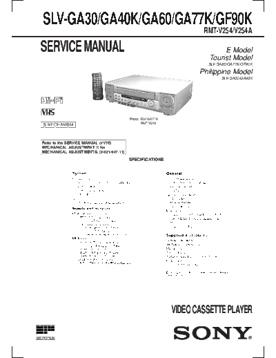 Sony -slv ga30  Sony sony-slv_ga30.pdf