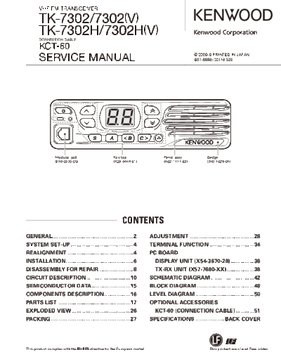 Kenwood TK-7302-Service-Manual  Kenwood Radios TK-7302-Service-Manual.pdf