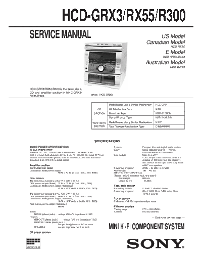 Sony HCD-GRX3  Sony Sony HCD-GRX3.pdf