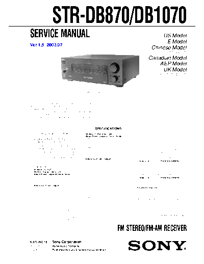 Sony STR - DB 870---1070     ( RECEP-AV )  Sony SONY  STR - DB 870---1070     ( RECEP-AV )    .pdf