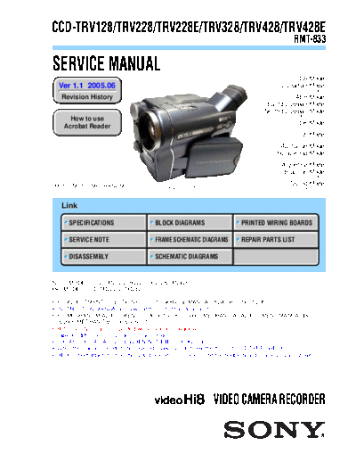 Sony CCD-TRV128-228-328-428 SM  Sony SONY CCD-TRV128-228-328-428 SM.pdf