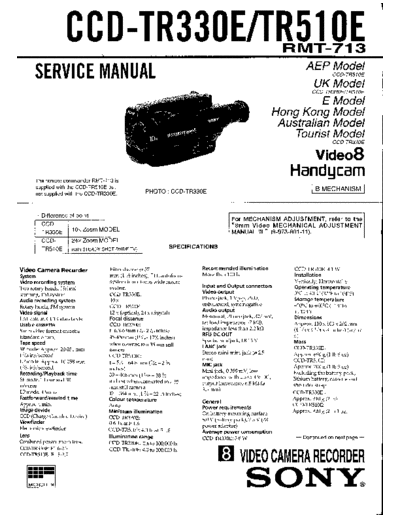 Sony CCDTR330E  Sony SONY CCDTR330E.pdf