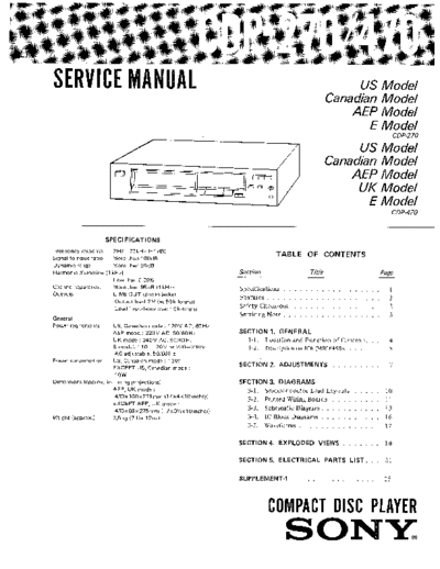 Sony CDP-270 470  Sony SONY CDP-270_470.pdf