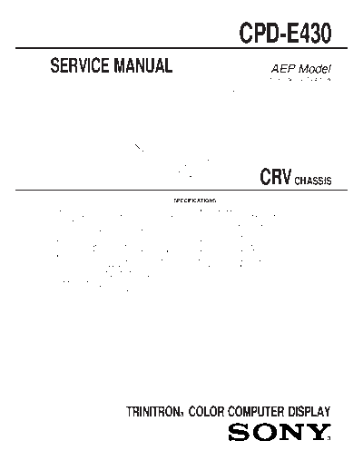 Sony CPD-E430  Sony SONY CPD-E430.pdf