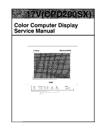 Sony CPD200 SX SM  Sony SONY CPD200_SX SM.pdf