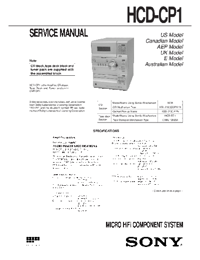 Sony HCD-CP1  Sony SONY HCD-CP1.pdf