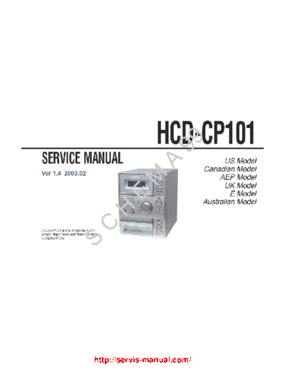 Sony HCD-CP101  Sony SONY HCD-CP101.pdf