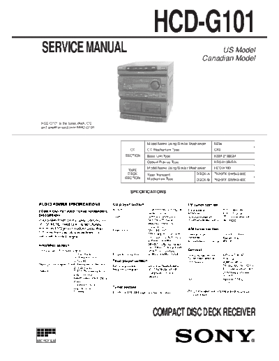Sony HCD-G101 Part 1  Sony SONY HCD-G101_Part_1.pdf