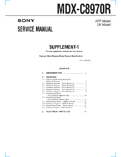 Sony MDX-C8970R  Sony SONY MDX-C8970R.pdf