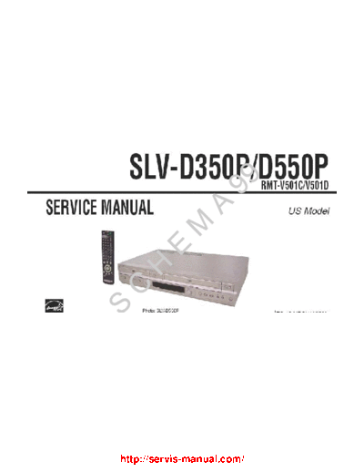 Sony SLV-D350P 550P  Sony SONY SLV-D350P_550P.pdf