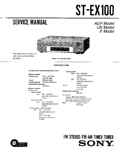 Sony ST-EX100  Sony SONY ST-EX100.pdf