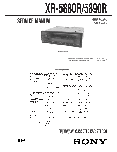 Sony XR-5880R  Sony SONY XR-5880R.pdf