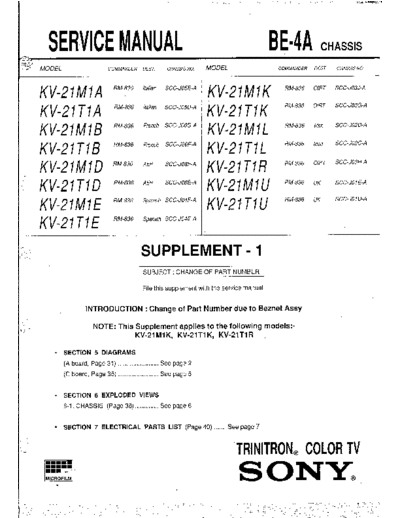 Sony BE-4A  Sony Sony BE-4A.pdf