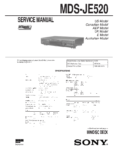 Sony MDS-JE520  Sony Sony MDS-JE520.pdf