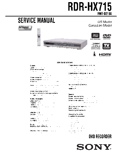 Sony RDR-HX715  Sony Sony RDR-HX715.pdf