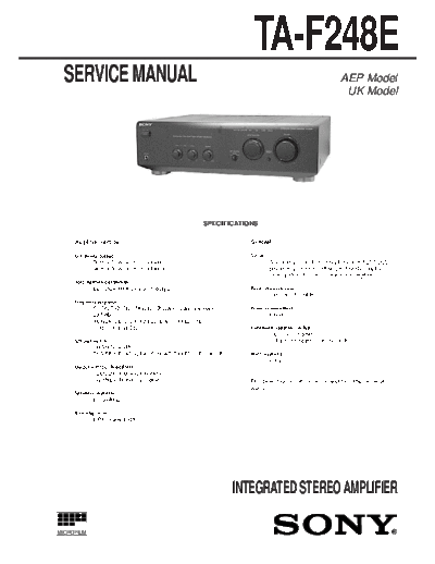 Sony TA-F248E  Sony Sony TA-F248E.pdf