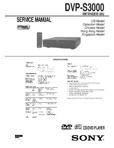 Sony DVP-S3000 CD-DVDplayer  Sony Sony_DVP-S3000_CD-DVDplayer.pdf