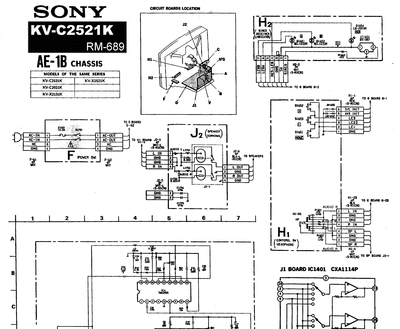 Sony kv-c2521k,kv-c2921k,kv-x2131k,kv-x2521k,rm-689,ae-1b chassis  Sony Sony_kv-c2521k,kv-c2921k,kv-x2131k,kv-x2521k,rm-689,ae-1b_chassis.djvu
