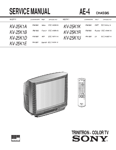 Sony chassis AE-4-2  Sony sony chassis AE-4-2.pdf