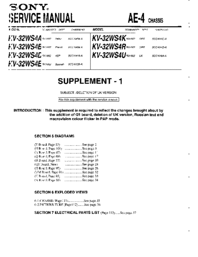 Sony chassis AE-4-5  Sony sony chassis AE-4-5.pdf