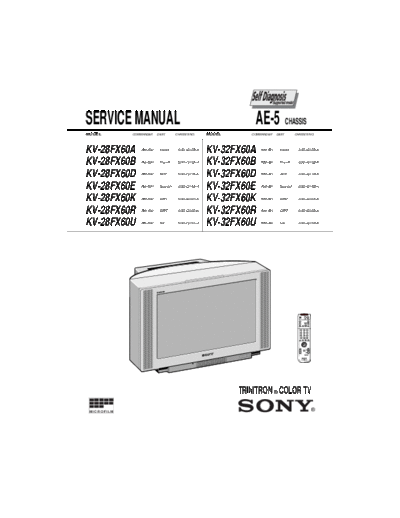 Sony chassis AE-5-2  Sony sony chassis AE-5-2.pdf