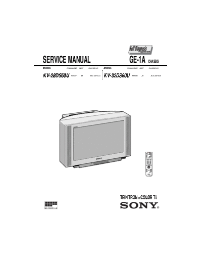 Sony chassis GE-1A  Sony sony chassis GE-1A .pdf