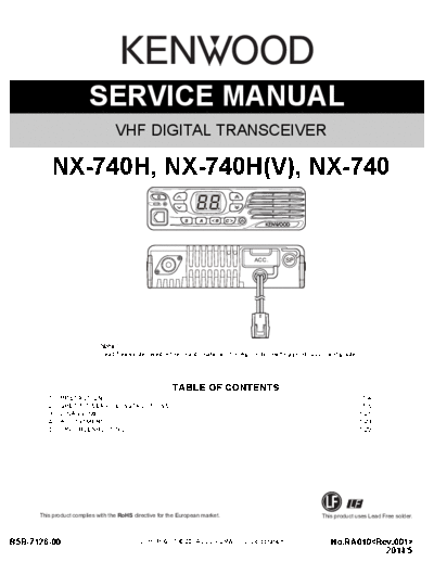 Kenwood NX-740V RA010 B5B-7126-00  Kenwood Radios NX-740V_RA010_B5B-7126-00.pdf