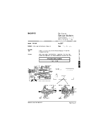 Sony Car0207  Sony Car Stereo Service Bulletin Car0207.pdf