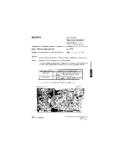 Sony Car0219  Sony Car Stereo Service Bulletin Car0219.pdf