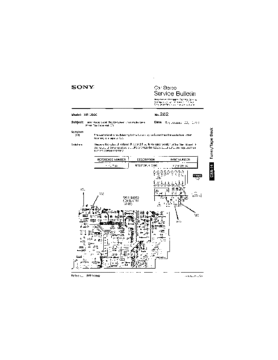 Sony Car0262  Sony Car Stereo Service Bulletin Car0262.pdf
