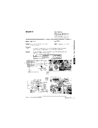 Sony Car0274  Sony Car Stereo Service Bulletin Car0274.pdf