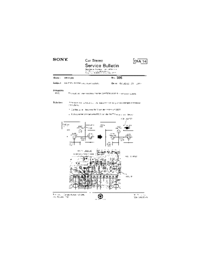 Sony Car0305  Sony Car Stereo Service Bulletin Car0305.pdf
