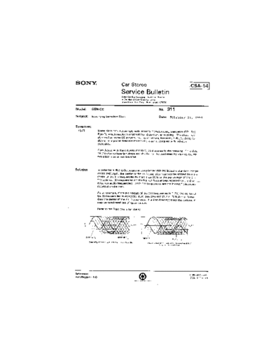 Sony Car0311  Sony Car Stereo Service Bulletin Car0311.pdf