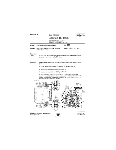 Sony Car0317  Sony Car Stereo Service Bulletin Car0317.pdf