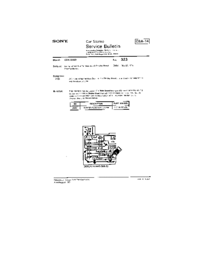 Sony Car0323  Sony Car Stereo Service Bulletin Car0323.pdf