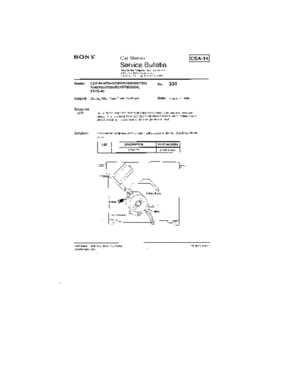 Sony Car0334  Sony Car Stereo Service Bulletin Car0334.pdf