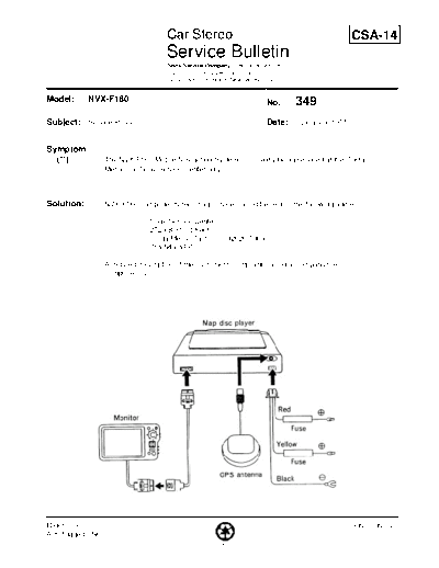 Sony Car0349  Sony Car Stereo Service Bulletin Car0349.pdf