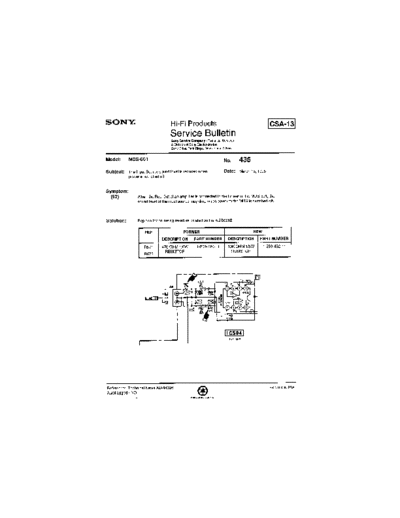 Sony HFP0435  Sony HiFi Service Bulletin HFP0435.PDF