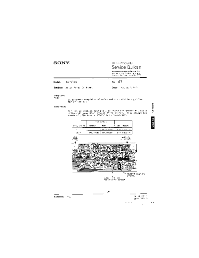 Sony HFP0057  Sony HiFi Service Bulletin HFP0057.PDF