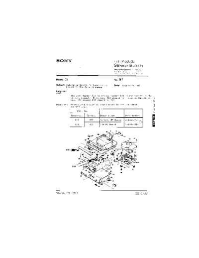 Sony HFP0097  Sony HiFi Service Bulletin HFP0097.PDF