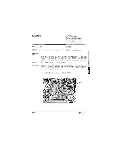 Sony HFP0106  Sony HiFi Service Bulletin HFP0106.PDF