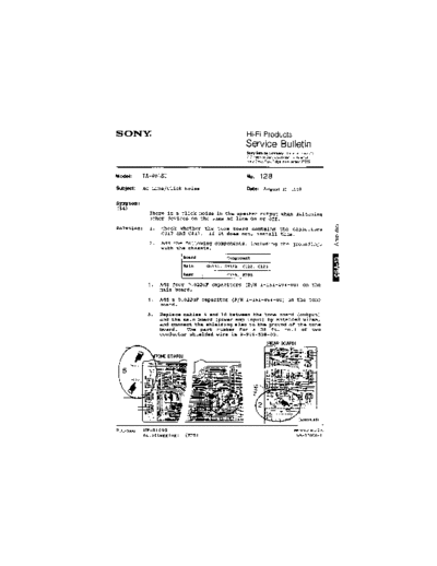 Sony HFP0128  Sony HiFi Service Bulletin HFP0128.PDF