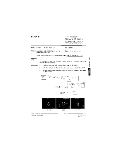 Sony HFP0136  Sony HiFi Service Bulletin HFP0136.PDF